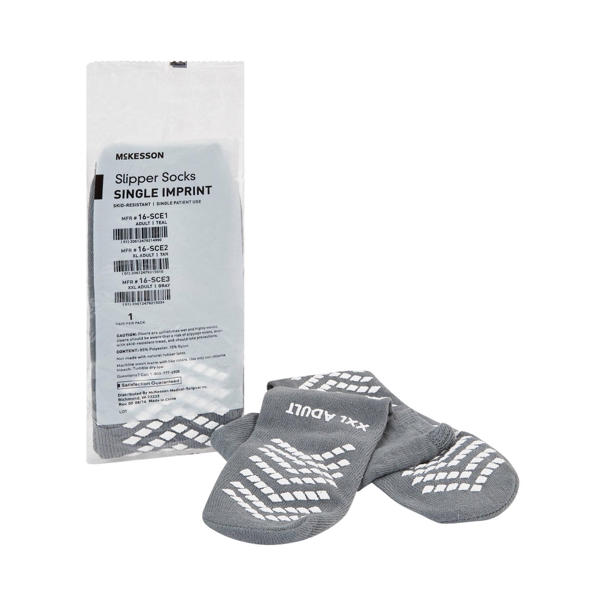 McKesson Slipper Socks, 2X-Large -Case of 48 McKesson Slipper Socks, 2X-Large -Case of 48