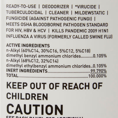 McKesson Pro-Tech Surface Disinfectant Cleaner Alcohol-Based Liquid, Non-Sterile, Floral Scent, 1 gal. Jug -Case of 4 McKesson Pro-Tech Surface Disinfectant Cleaner Alcohol-Based Liquid, Non-Sterile, Floral Scent, 1 gal. Jug -Case of 4