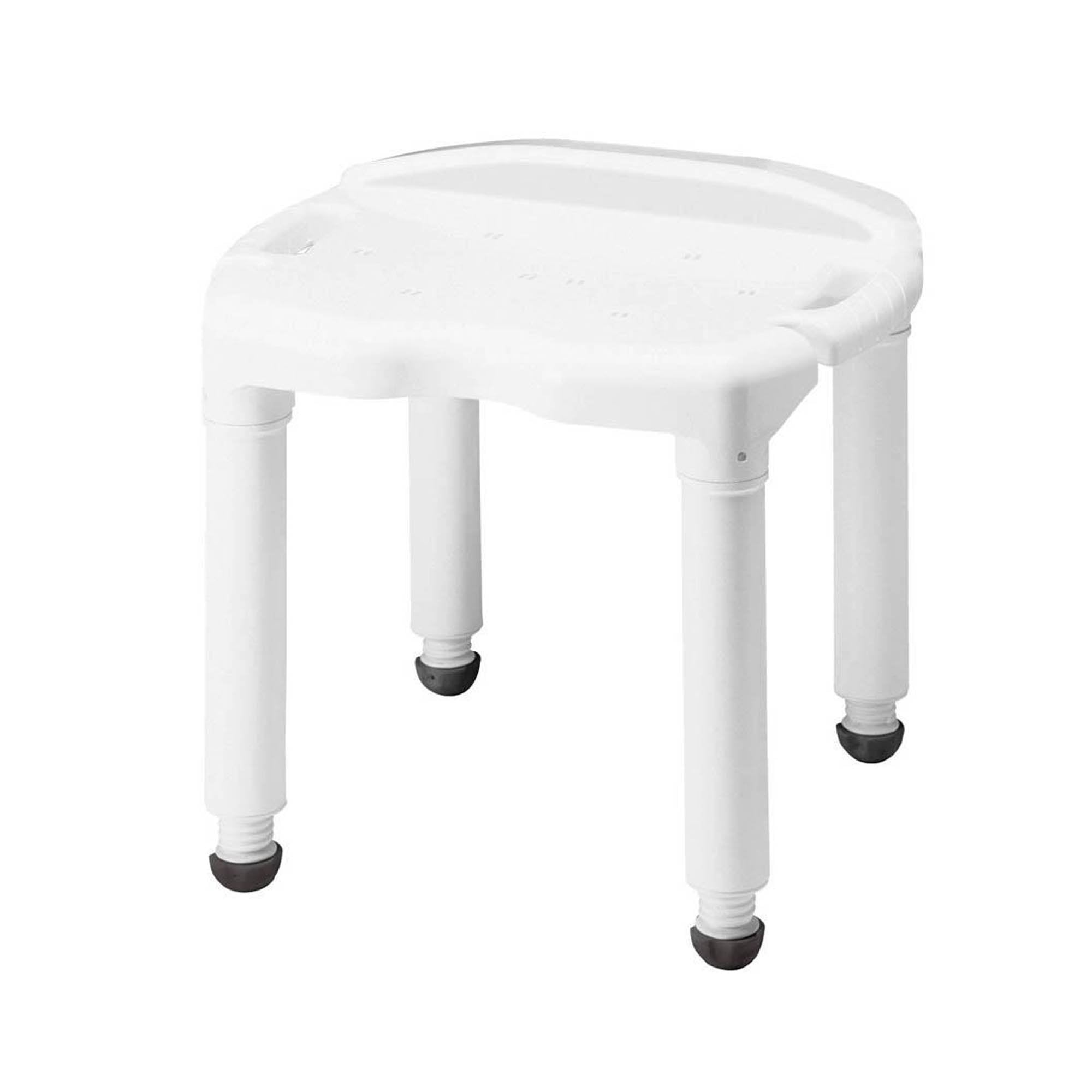 Carex Universal Bath Seat Without Back, White, 400-lb Capacity -Each Carex Universal Bath Seat Without Back, White, 400-lb Capacity -Each