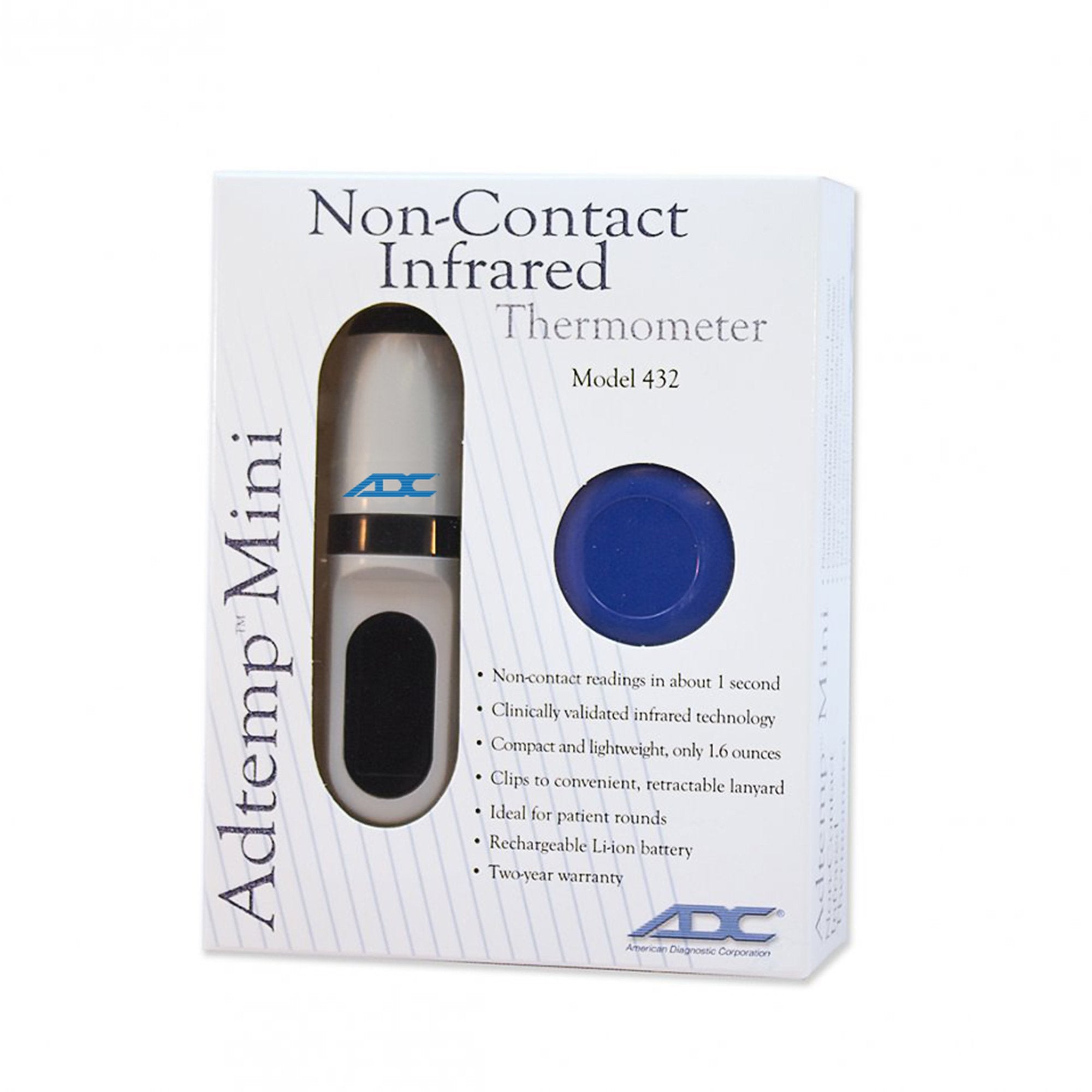 AdTemp Mini Non-Contact Thermometer -Each AdTemp Mini Non-Contact Thermometer -Each