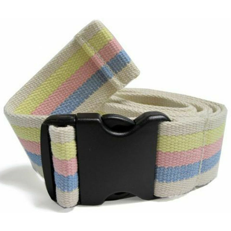 McKesson Gait Belt Heavy Duty w/ Durlin Buckle, 60 Inch, Pastel Stripe -Case of 48 McKesson Gait Belt Heavy Duty w/ Durlin Buckle, 60 Inch, Pastel Stripe -Case of 48