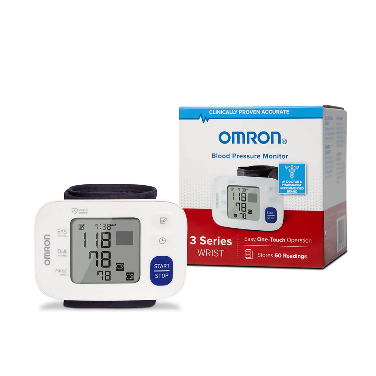 Omron 3 Series Digital Blood Pressure Wrist Unit -Each Omron 3 Series Digital Blood Pressure Wrist Unit -Each