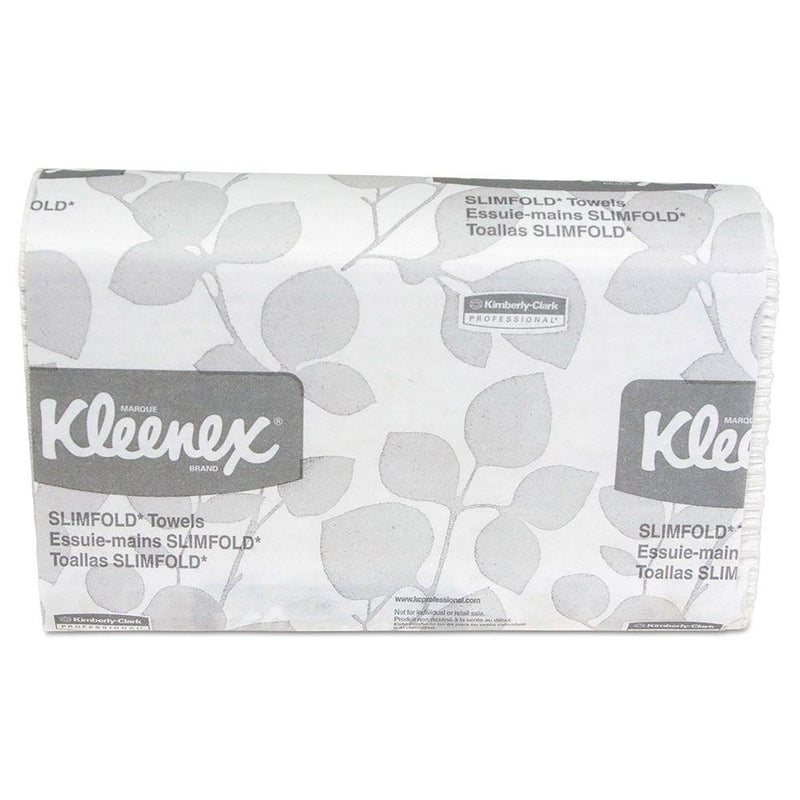 Kleenex Slimfold Towels, Absorbency Pockets, White, Single Ply -Case of 24 Kleenex Slimfold Towels, Absorbency Pockets, White, Single Ply -Case of 24