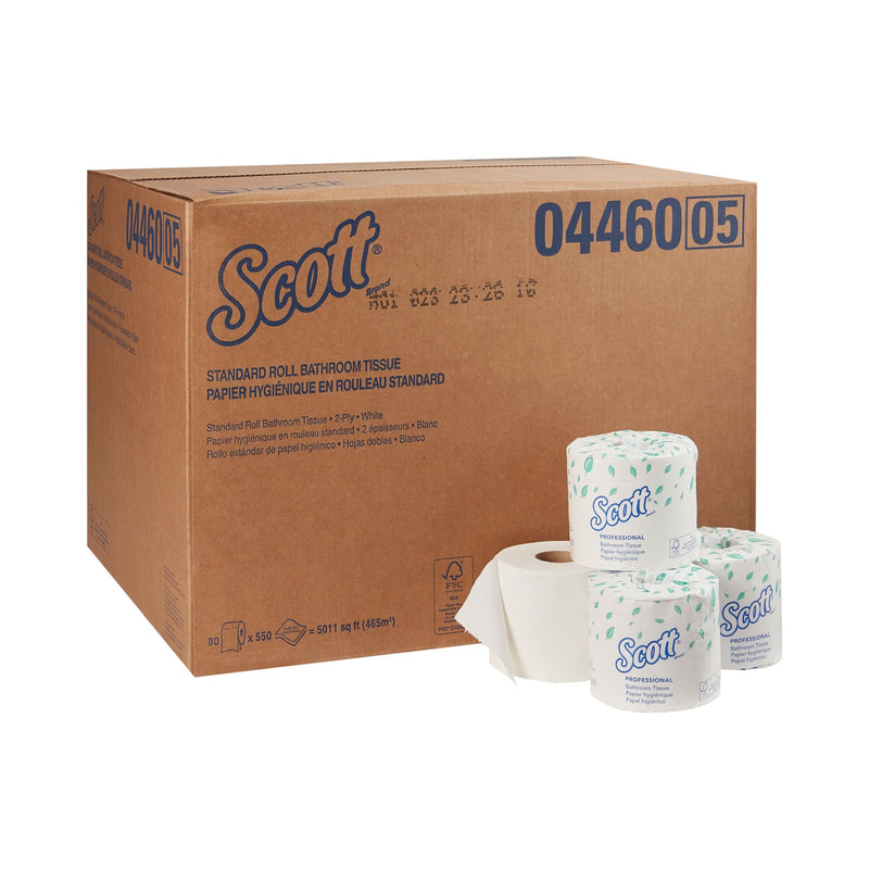 Scott Essential Toilet Tissue, Standard -Case of 80 Scott Essential Toilet Tissue, Standard -Case of 80