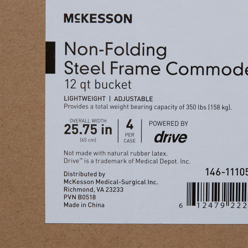 McKesson Nonfolding Commode Chair -Case of 4 McKesson Nonfolding Commode Chair -Case of 4