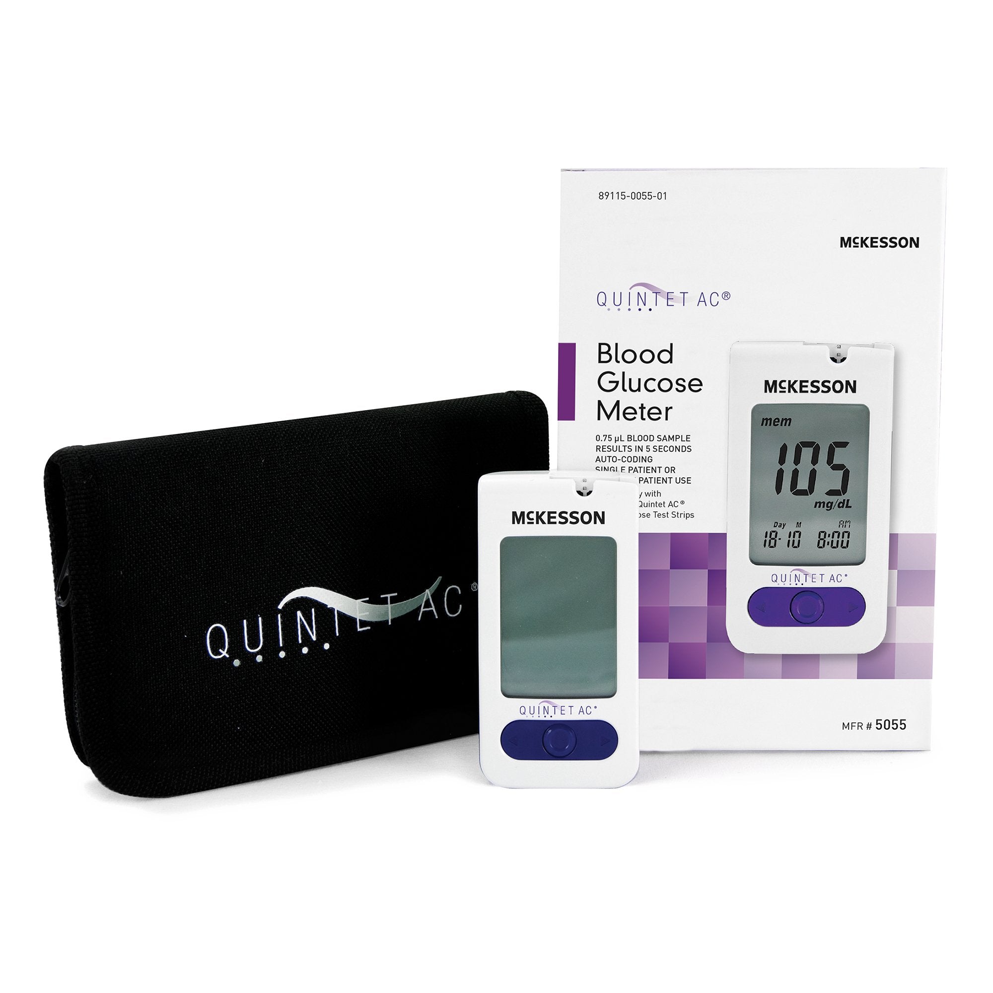 Quintet AC Blood Glucose Monitoring System -Case of 20 Quintet AC Blood Glucose Monitoring System -Case of 20