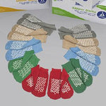 Dynarex Single Tread Slipper Socks, Large -Case of 48 Dynarex Single Tread Slipper Socks, Large -Case of 48