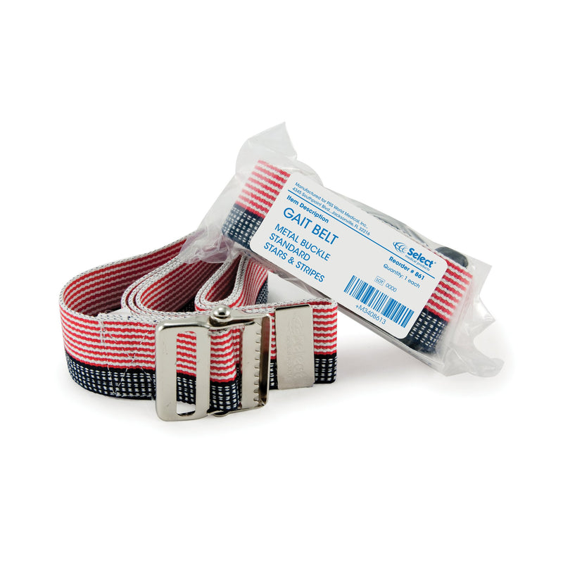 McKesson Gait Belt, 60 Inch, Stars and Stripes -Case of 48 McKesson Gait Belt, 60 Inch, Stars and Stripes -Case of 48