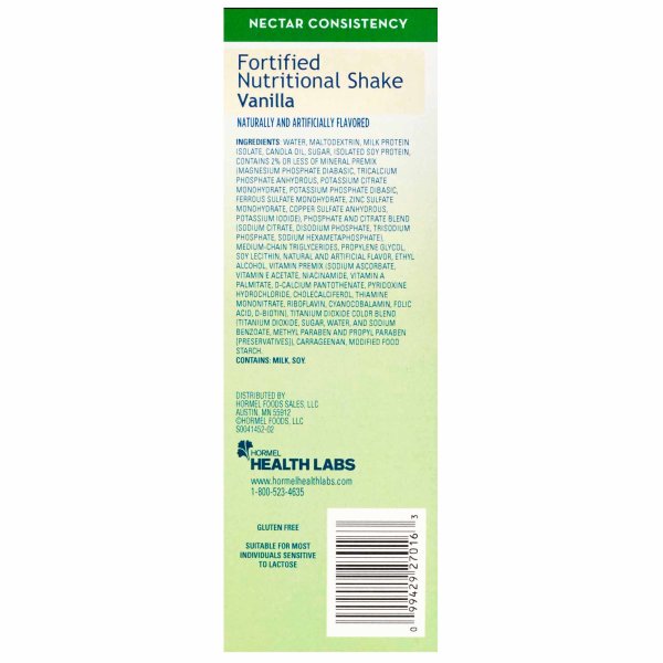 Med Pass 2.0 Ready to Use 32 oz. Carton Vanilla Nutritional Drink back label Med Pass 2.0 Ready to Use 32 oz. Carton Vanilla Nutritional Drink back label