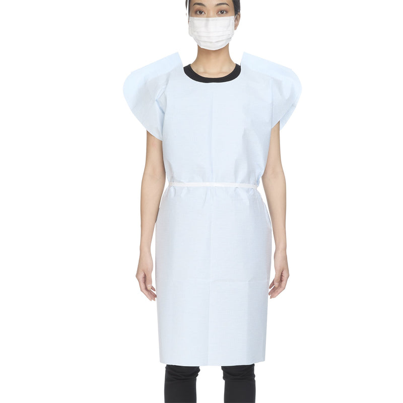 Medi-Pak Exam Gown, Blue, Large -Case of 50 Medi-Pak Exam Gown, Blue, Large -Case of 50