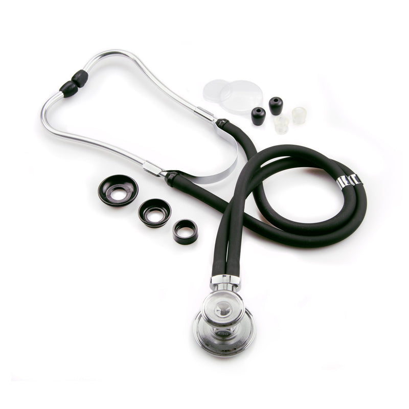 McKesson Sprague Rappaport Stethoscope, Black -Each McKesson Sprague Rappaport Stethoscope, Black -Each