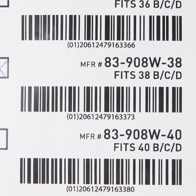 McKesson Surgi-Bra II, 38 Inch, White -Each McKesson Surgi-Bra II, 38 Inch, White -Each