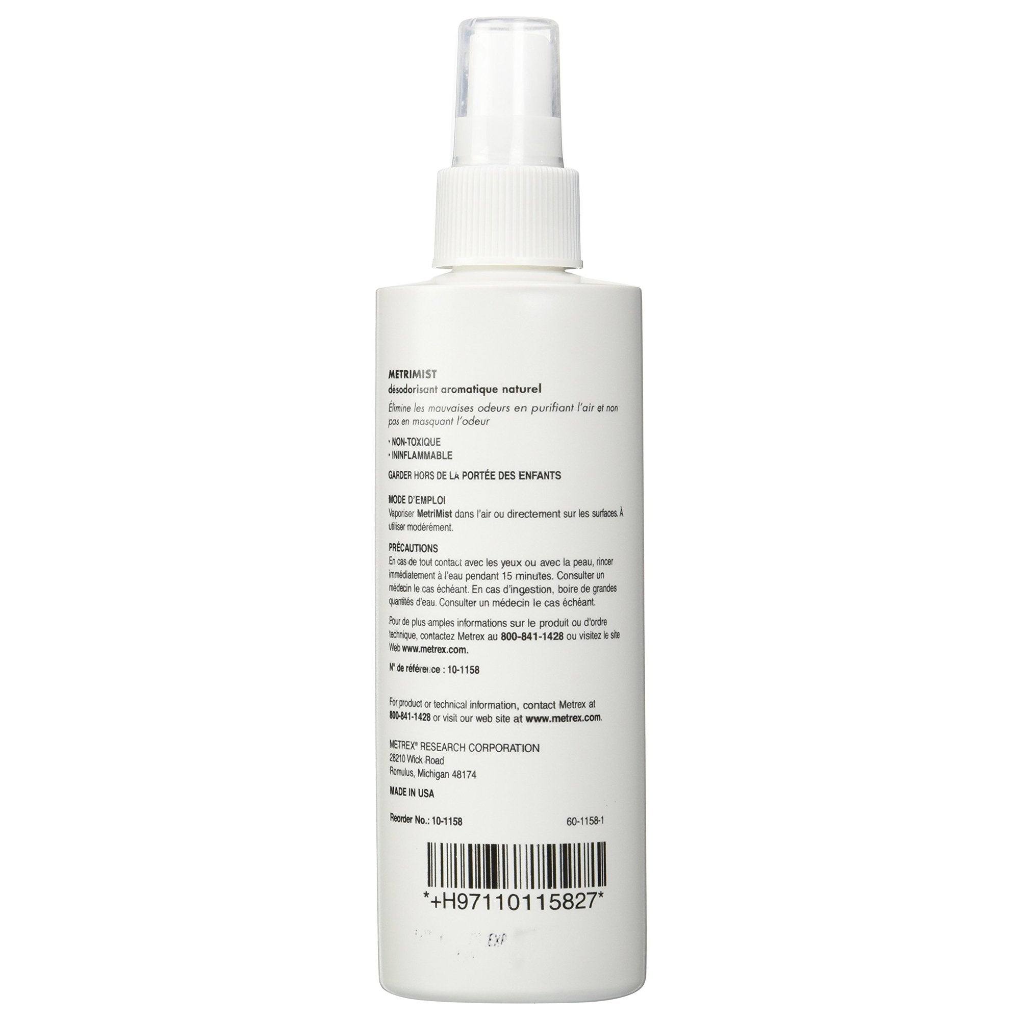 MetriMist Air Deodorizer, 8 oz Pump Spray Bottle -Case of 12 MetriMist Air Deodorizer, 8 oz Pump Spray Bottle -Case of 12