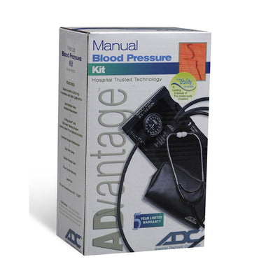 Advantage 6005 Manual Blood Pressure Kit Aneroid Sphygmomanometer / Stethoscope Combo -Each Advantage 6005 Manual Blood Pressure Kit Aneroid Sphygmomanometer / Stethoscope Combo -Each