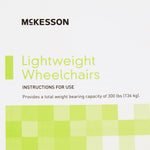 McKesson Lightweight Wheelchair Swing-Away Footrest, 18 Inch Seat Width -Each McKesson Lightweight Wheelchair Swing-Away Footrest, 18 Inch Seat Width -Each