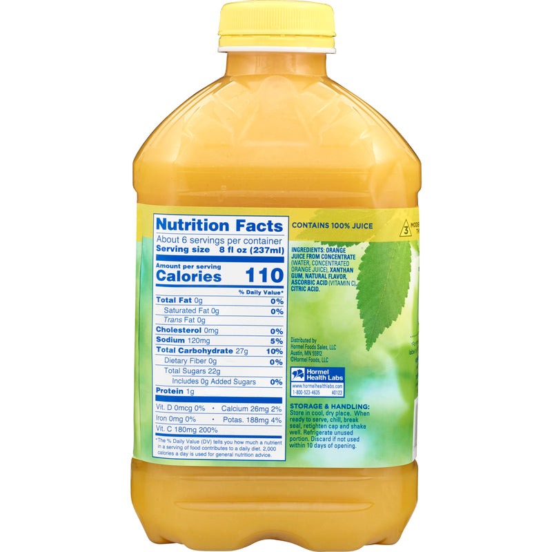 Thick & Easy Clear Honey Consistency Thickened Beverage, Orange Juice, 46 oz. Bottle -Case of 6 Thick & Easy Clear Honey Consistency Thickened Beverage, Orange Juice, 46 oz. Bottle -Case of 6