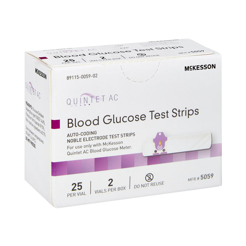 Quintet AC Blood Glucose Test Strips -Box of 1 Quintet AC Blood Glucose Test Strips -Box of 1