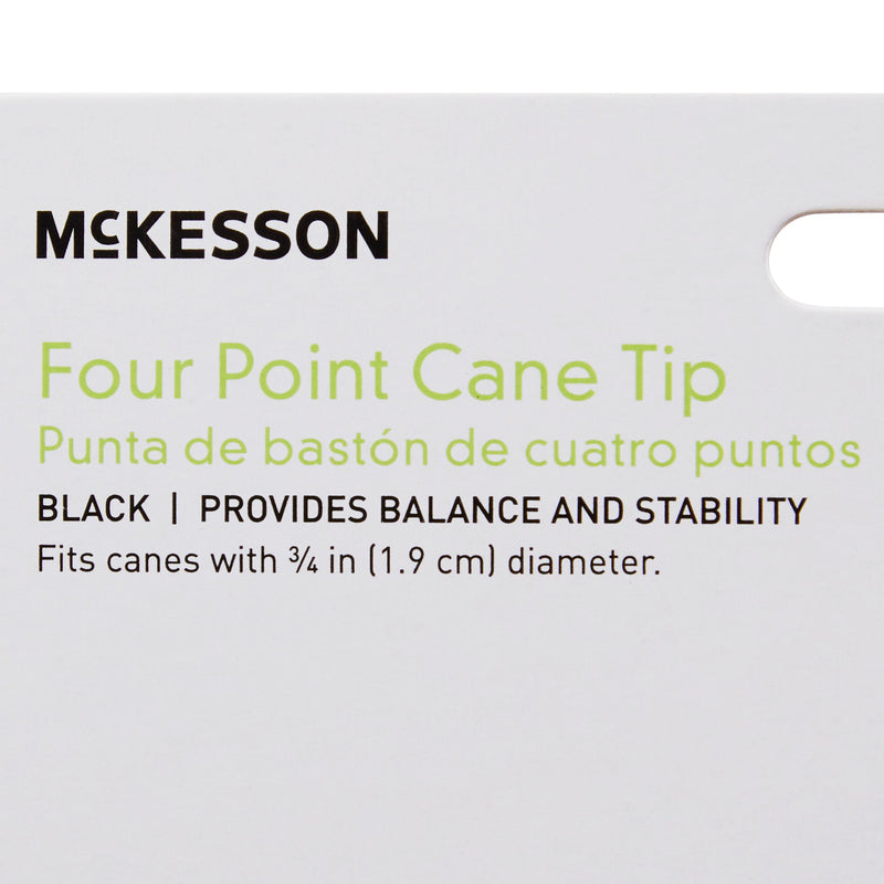 McKesson 4-Point Cane Tip -Each McKesson 4-Point Cane Tip -Each