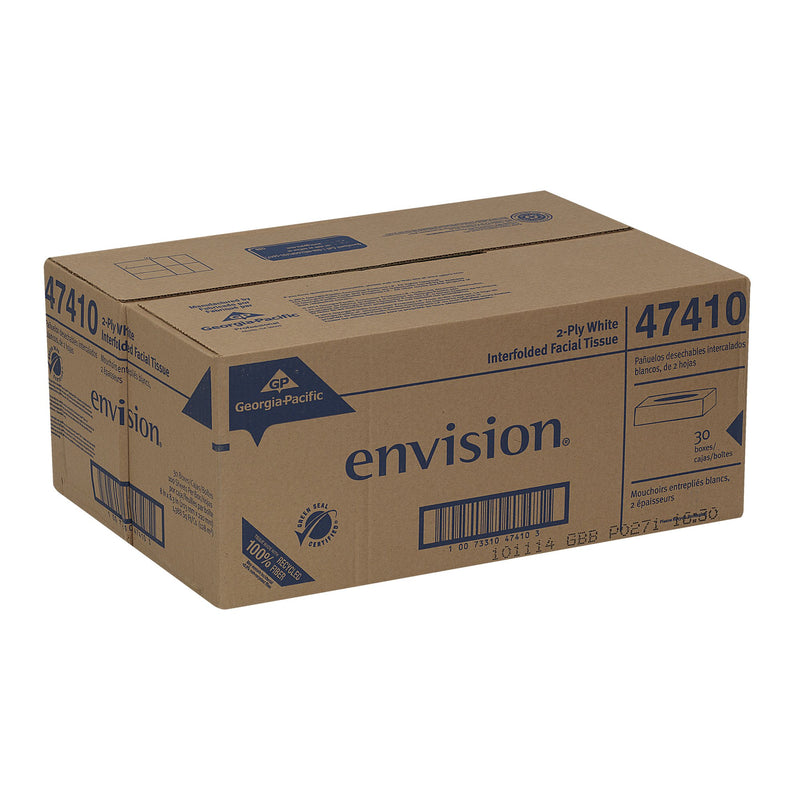 Envision Facial Tissue White 8 X 8-3/10 Inch -Case of 30 Envision Facial Tissue White 8 X 8-3/10 Inch -Case of 30