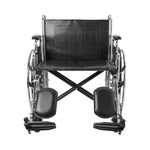 McKesson Bariatric Wheelchair with Swing-Away Elevating Legrest, 24-Inch Seat Width -Each McKesson Bariatric Wheelchair with Swing-Away Elevating Legrest, 24-Inch Seat Width -Each