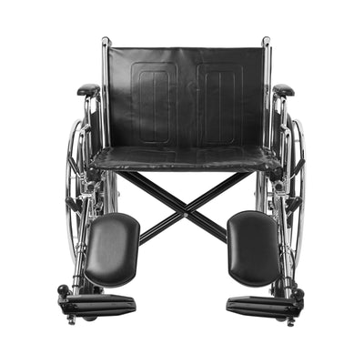 McKesson Bariatric Wheelchair with Swing-Away Elevating Legrest, 24-Inch Seat Width -Each McKesson Bariatric Wheelchair with Swing-Away Elevating Legrest, 24-Inch Seat Width -Each