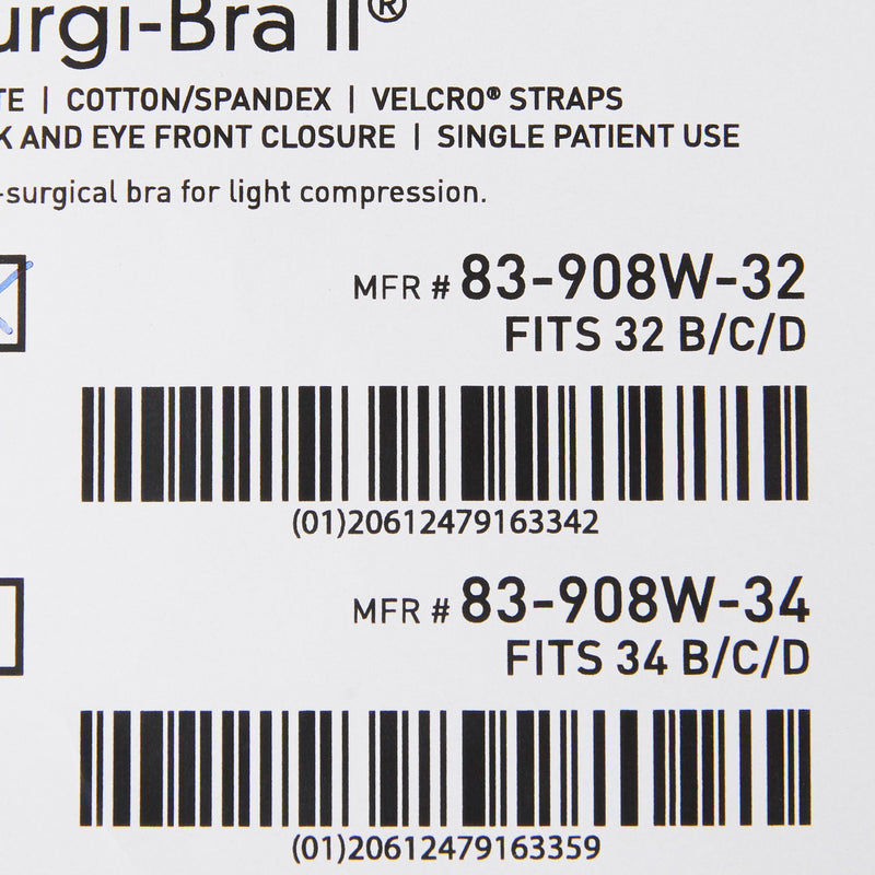 McKesson Surgi-Bra II, 32 Inch, White -Each McKesson Surgi-Bra II, 32 Inch, White -Each