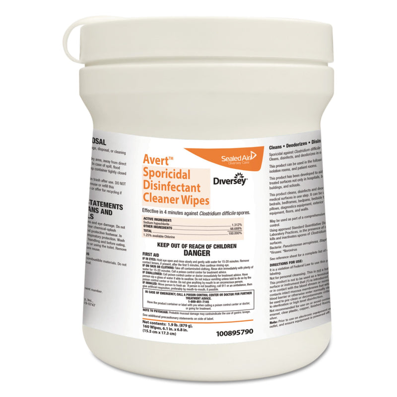Avert Surface Disinfectant Cleaner Wipes -Case of 1920 Avert Surface Disinfectant Cleaner Wipes -Case of 1920