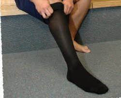 JOBST For Men Knee High Compression Stockings, Large, Black -1 Pair JOBST For Men Knee High Compression Stockings, Large, Black -1 Pair