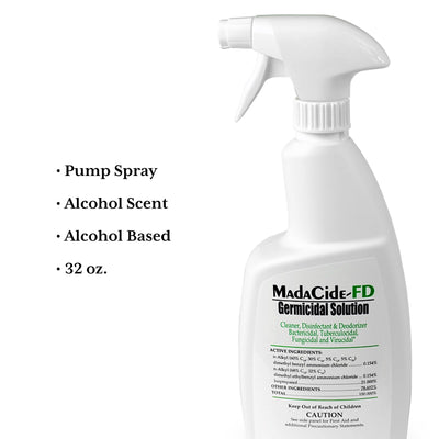 MadaCide FD Germicidal Solution -Case of 12 MadaCide FD Germicidal Solution -Case of 12