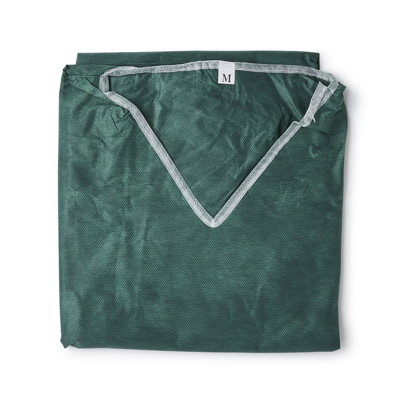 Graham Medical Scrub Shirt Without Pockets Short Sleeve, Medium, Green -Case of 30 Graham Medical Scrub Shirt Without Pockets Short Sleeve, Medium, Green -Case of 30