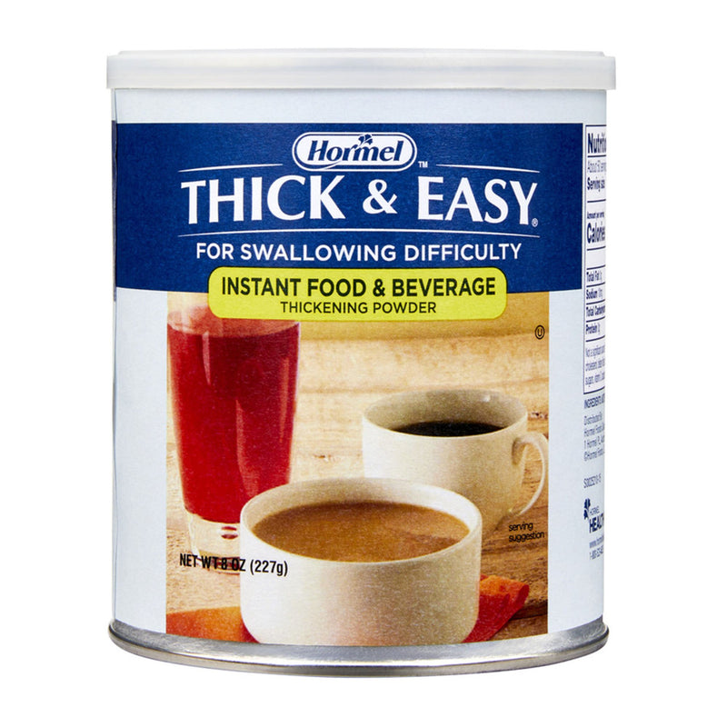 Thick & Easy Food and Beverage Thickener, Unflavored, 8 oz. Canister -Case of 12 Thick & Easy Food and Beverage Thickener, Unflavored, 8 oz. Canister -Case of 12