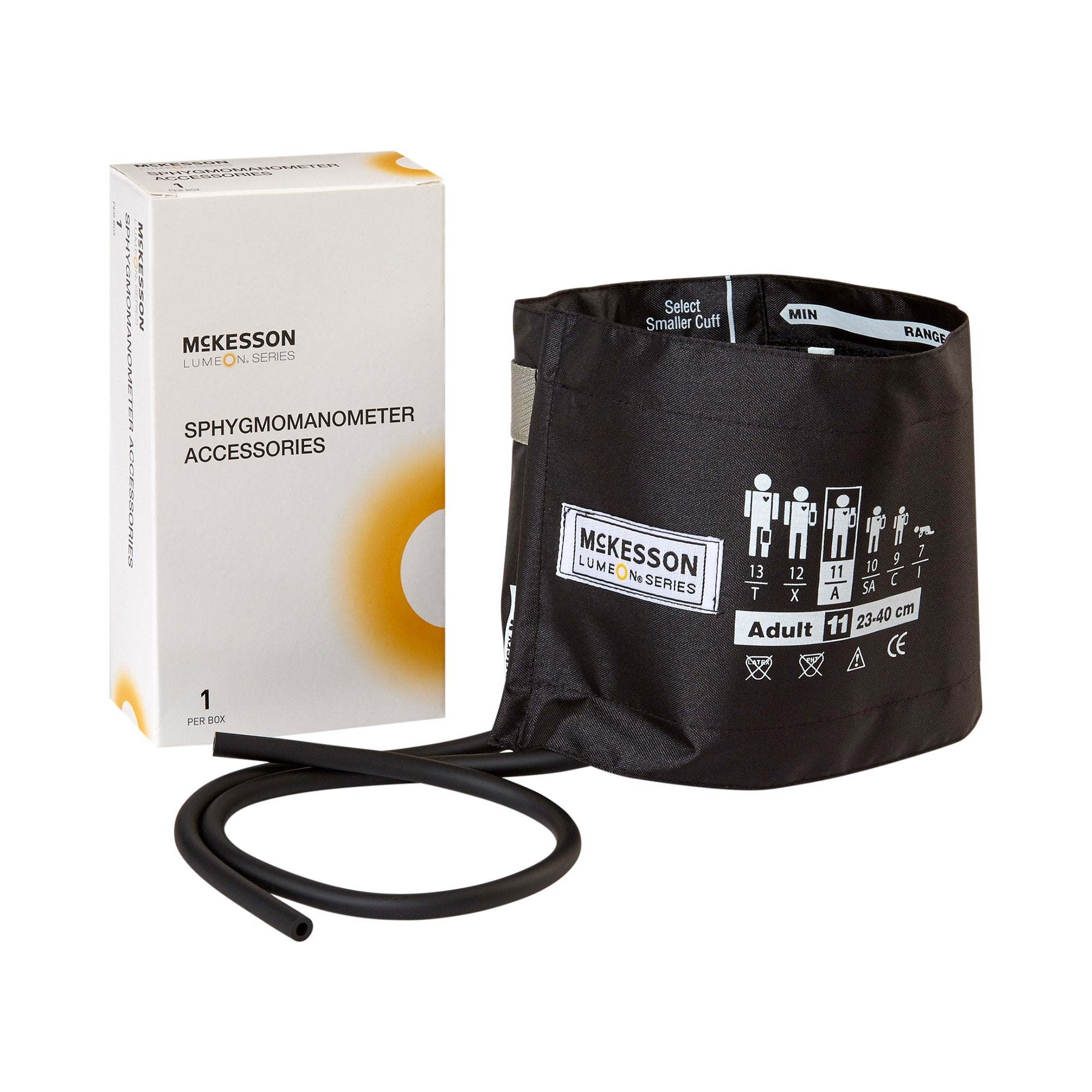 McKesson LUMEON Blood Pressure Cuff, 2-Tube Bladder -Box of 1 McKesson LUMEON Blood Pressure Cuff, 2-Tube Bladder -Box of 1