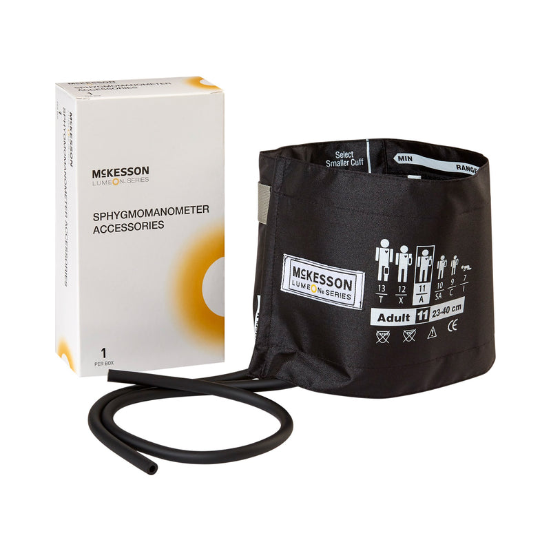 McKesson LUMEON Blood Pressure Cuff, 2-Tube Bladder -Box of 1 McKesson LUMEON Blood Pressure Cuff, 2-Tube Bladder -Box of 1