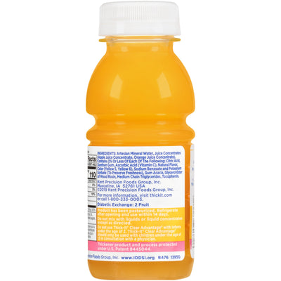 Thick-It Clear Advantage Nectar Consistency Thickened Beverage, Orange, 8 oz. Bottle -Case of 24 Thick-It Clear Advantage Nectar Consistency Thickened Beverage, Orange, 8 oz. Bottle -Case of 24
