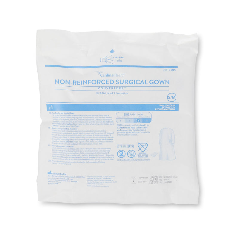 Astound Non-Reinforced Surgical Gown with Towel -Case of 20 Astound Non-Reinforced Surgical Gown with Towel -Case of 20