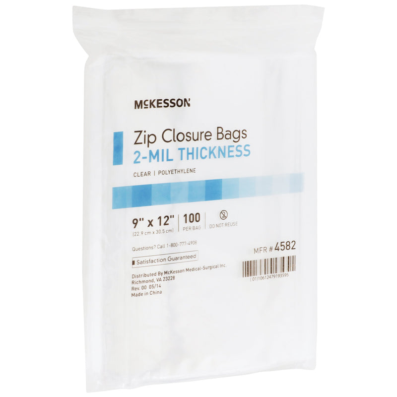 McKesson Zip Closure Bag, 9 X 12 Inches -Bag of 1 McKesson Zip Closure Bag, 9 X 12 Inches -Bag of 1