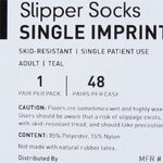 McKesson Terries Adult Slipper Socks, Large, Teal -1 Pair McKesson Terries Adult Slipper Socks, Large, Teal -1 Pair