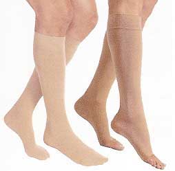 JOBST Relief Knee High Compression Stockings 15 - 20 mmHg, Medium, Beige -1 Pair JOBST Relief Knee High Compression Stockings 15 - 20 mmHg, Medium, Beige -1 Pair