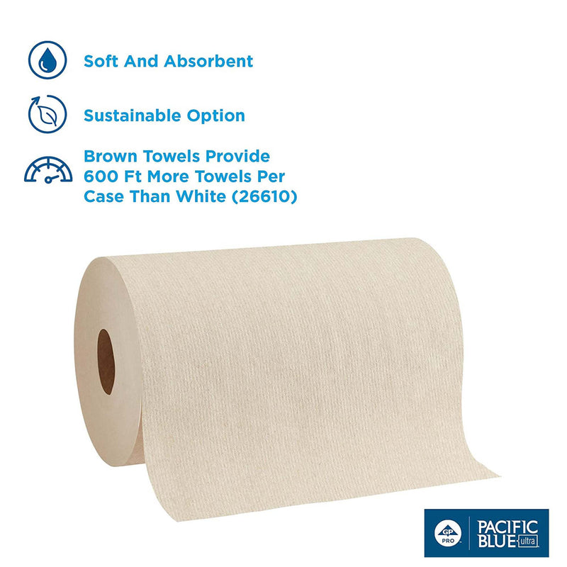 Pacific Blue Ultra Paper Towel Roll, 6 x 9 in. -Case of 6 Pacific Blue Ultra Paper Towel Roll, 6 x 9 in. -Case of 6