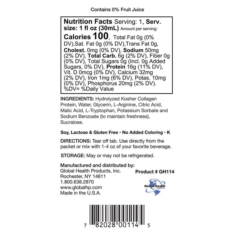 LiquaCel Concentrated Liquid Protein, Unflavored, 1 oz. Packet -Case of 100 LiquaCel Concentrated Liquid Protein, Unflavored, 1 oz. Packet -Case of 100