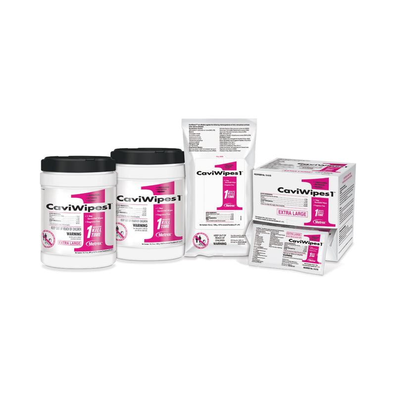 CaviWipes1 Surface Disinfectant, Alcohol Based, Non-sterile, Disposable -Case of 20 CaviWipes1 Surface Disinfectant, Alcohol Based, Non-sterile, Disposable -Case of 20