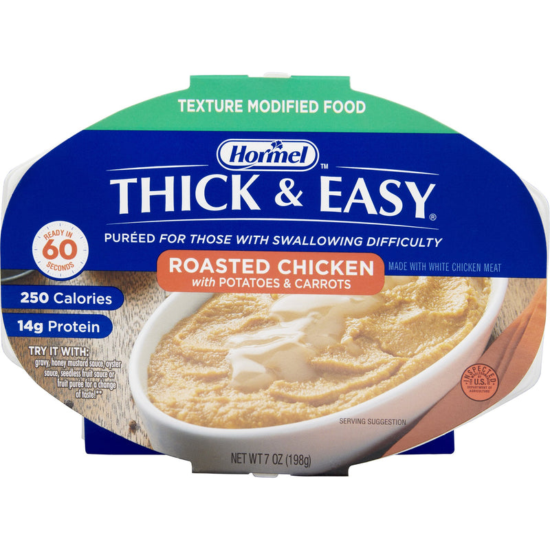 Thick & Easy Purées, Roasted Chicken with Potatoes and Carrots Purée, 7 oz. Tray -Case of 7 Thick & Easy Purées, Roasted Chicken with Potatoes and Carrots Purée, 7 oz. Tray -Case of 7