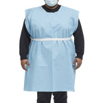 McKesson Patient Exam Gown, 3X-Large, Blue -Case of 25 McKesson Patient Exam Gown, 3X-Large, Blue -Case of 25