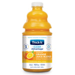 Thick-It Clear Advantage Honey Consistency Thickened Beverage, Orange, 64 oz. Bottle -Case of 4