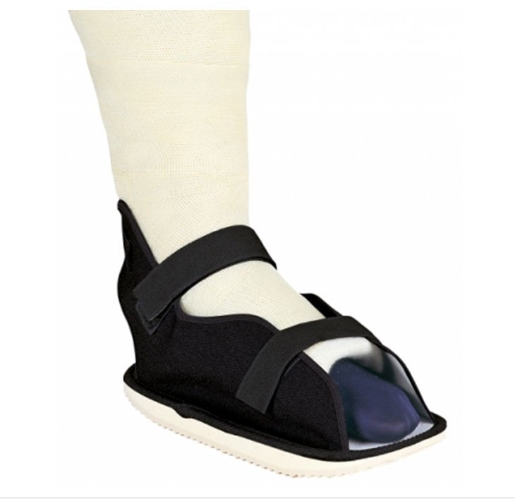 ProCare Canvas Cast Shoe, Small, Black -Each ProCare Canvas Cast Shoe, Small, Black -Each