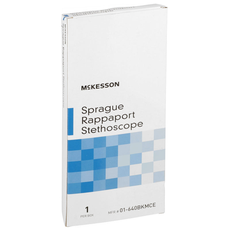 McKesson Sprague Rappaport Stethoscope, Black -Each McKesson Sprague Rappaport Stethoscope, Black -Each