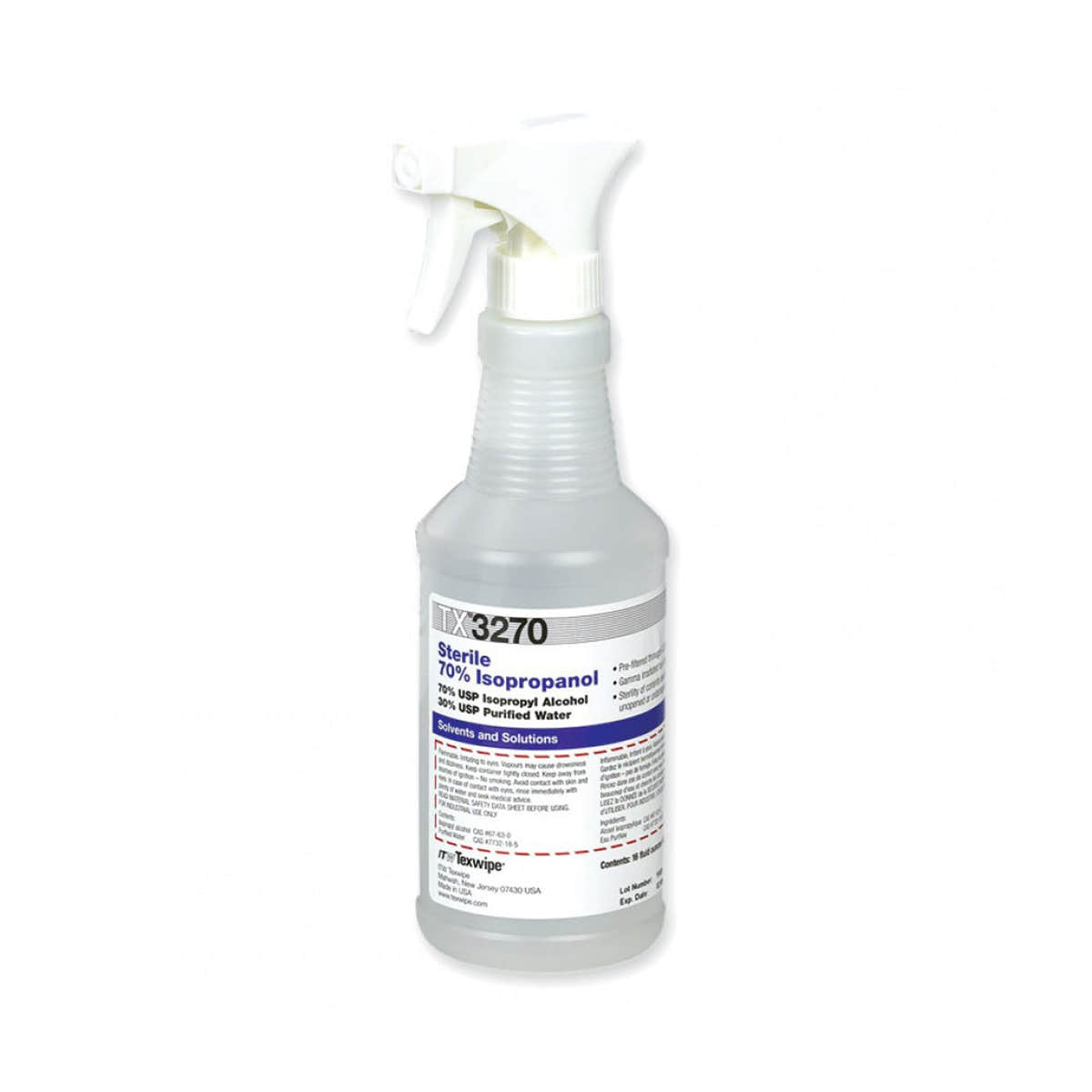 Texwipe Surface Disinfectant Cleaner, 16 oz Trigger Spray Bottle -Case of 12 Texwipe Surface Disinfectant Cleaner, 16 oz Trigger Spray Bottle -Case of 12