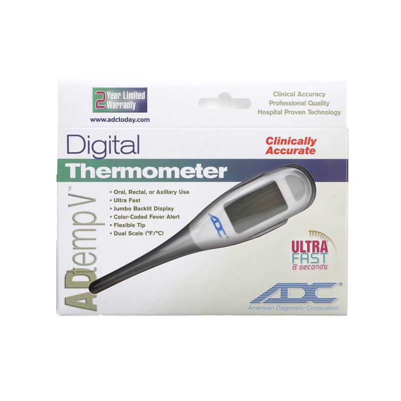 Adtemp Oral / Rectal / Axillary Probe Handheld Digital Stick Thermometer -Pack of 12 Adtemp Oral / Rectal / Axillary Probe Handheld Digital Stick Thermometer -Pack of 12