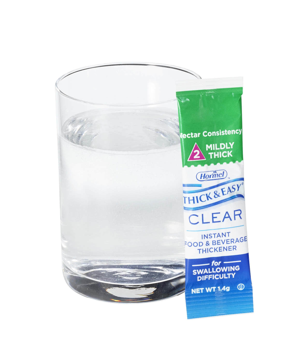Thick & Easy Clear Nectar Consistency Food and Beverage Thickener, Unflavored, 1.4 Gram Packet -Case of 100 Thick & Easy Clear Nectar Consistency Food and Beverage Thickener, Unflavored, 1.4 Gram Packet -Case of 100