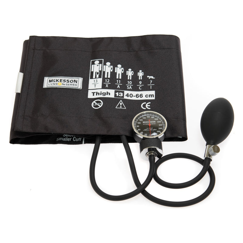 McKesson LUMEON Professional Aneroid Sphygmomanometer, Brown, Adult, Thigh -Case of 12 McKesson LUMEON Professional Aneroid Sphygmomanometer, Brown, Adult, Thigh -Case of 12